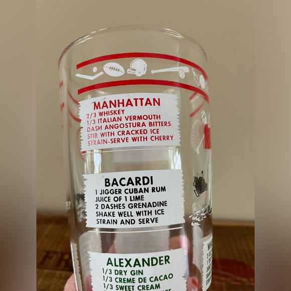 Vintage Hazel Atlas Sports Themed Mid-Century Modern Cocktail Shaker🍸 - Picture 7 of 9